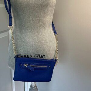 Kenneth Cole Reaction Cobalt Blue Crossbody NWOT